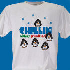 Chillin' Penguins Personalized Winter T-Shirt